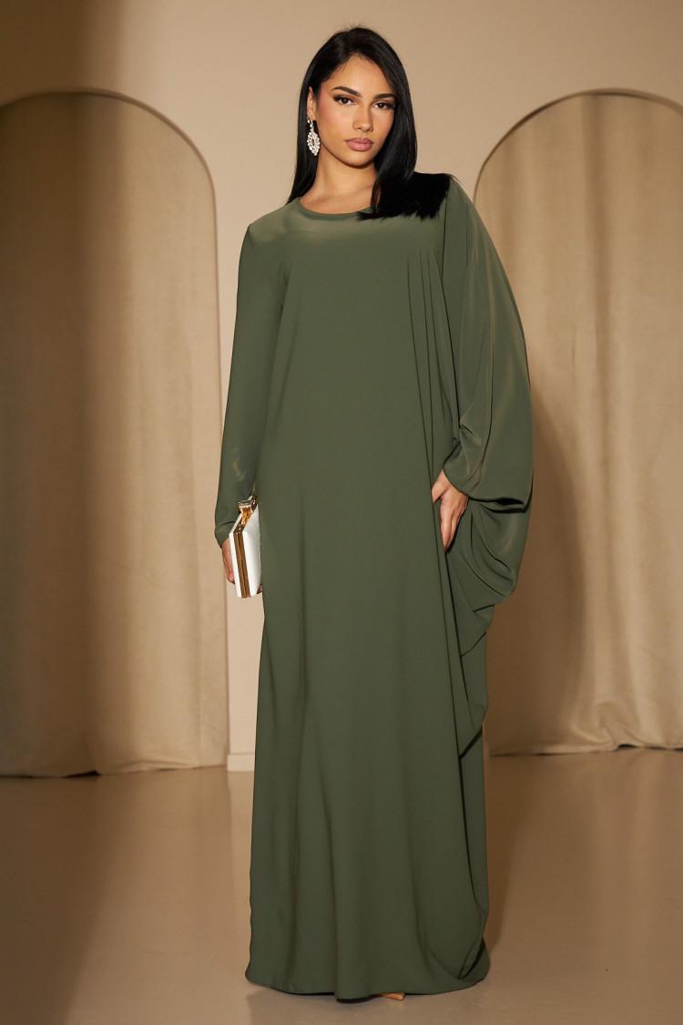 Sai Batwing Sleeve Maxi Dress